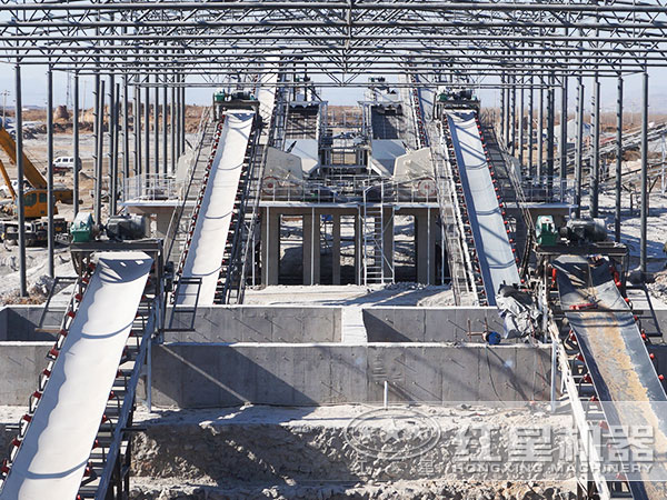 河北某環保制砂生產線現場3 河北某環保制砂生產線現場3