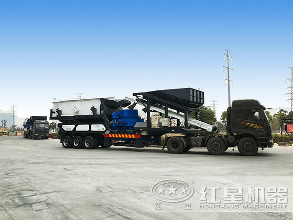 車載可移動式碎石子機:配制砂機 車載可移動式碎石子機:配制砂機