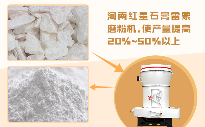 石膏破碎前后對比圖 石膏破碎前后對比圖