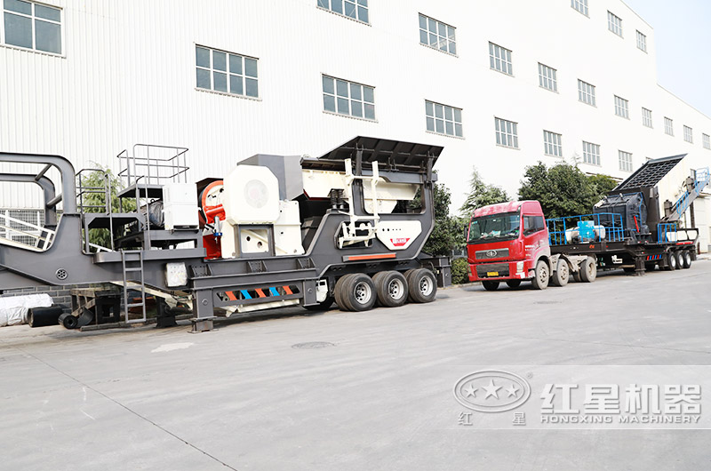 顎式移動破碎站+反擊式移動破碎站 顎式移動破碎站+反擊式移動破碎站