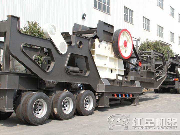 鄂破移動破碎機，破碎比大，產量高
