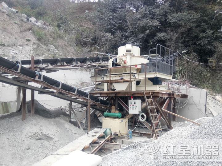 甘肅天水制砂碎石生產線，產量高，粒度好