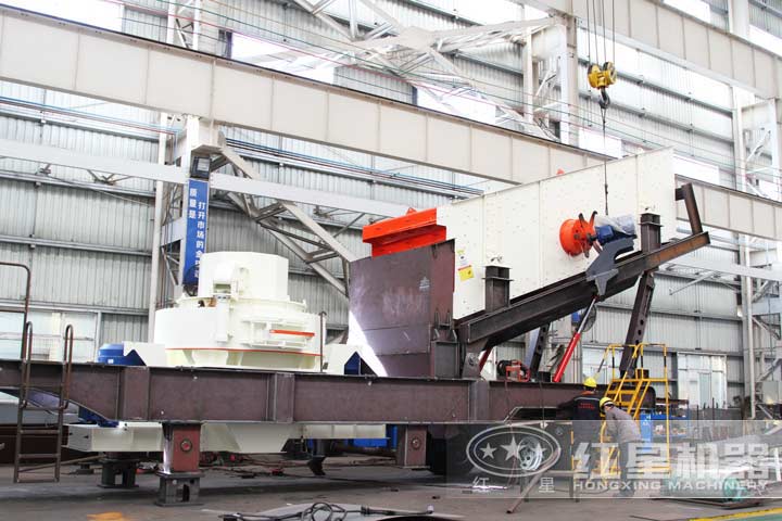 環(huán)保節(jié)能的柴油機移動碎沙機 環(huán)保節(jié)能的柴油機移動碎沙機