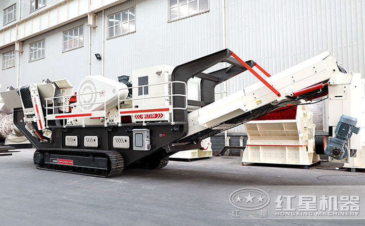 履帶移動(dòng)建筑垃圾顎破粉碎機(jī)