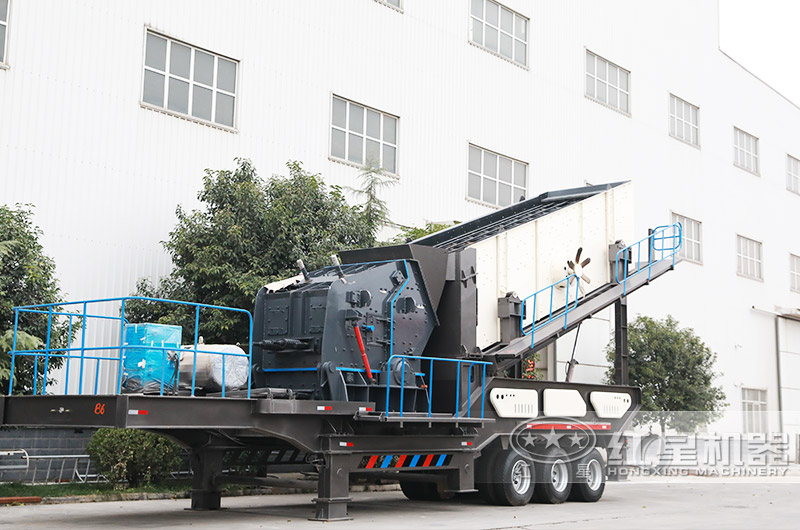 輪胎反擊破+振動(dòng)篩一體機(jī)