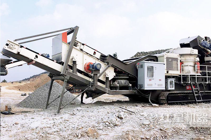 時產200噸履帶移動破碎站現場視頻 時產200噸履帶移動破碎站現場視頻