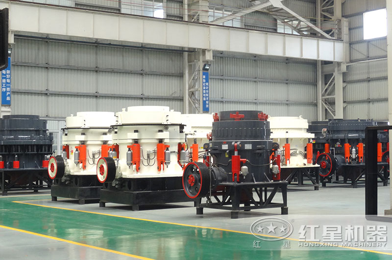 液壓圓錐破碎機(jī)設(shè)備圖，有現(xiàn)貨