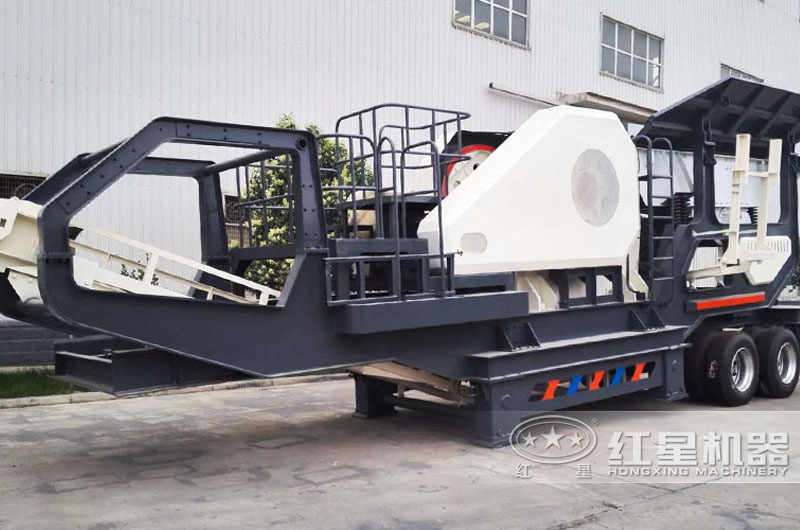 輪胎式車載鄂破機,時產50噸現貨 輪胎式車載鄂破機,時產50噸現貨