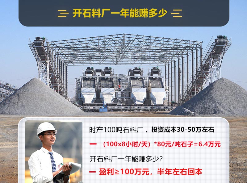 開石料廠一年盈利 開石料廠一年盈利