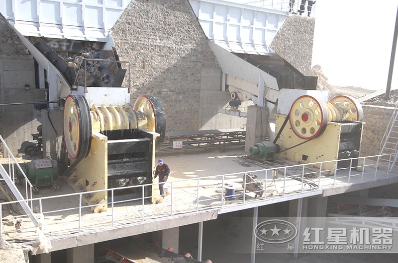 河北客戶大型碎石機生產線 河北客戶大型碎石機生產線