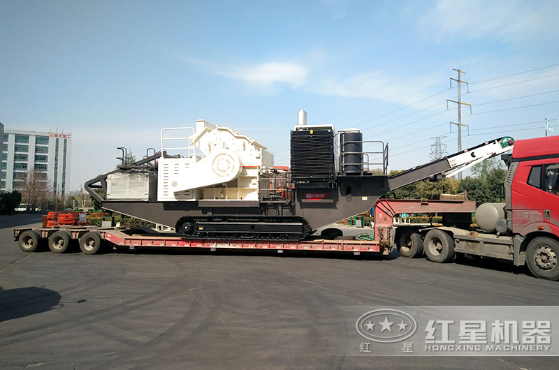時產200噸移動制砂機直接發往客戶現場 時產200噸移動制砂機直接發往客戶現場