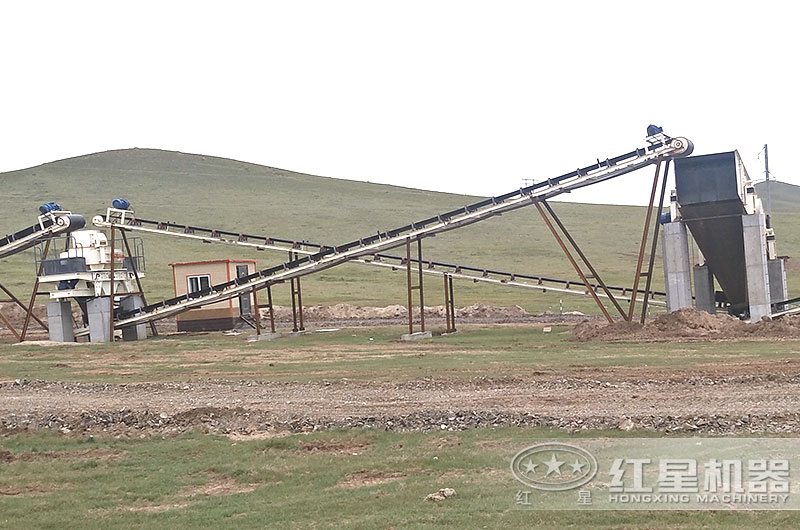 沖擊式制砂機工作現場圖 沖擊式制砂機工作現場圖