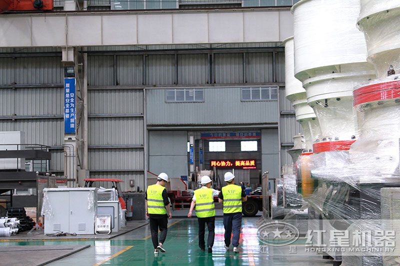 客戶考察石料設備車間 客戶考察石料設備車間