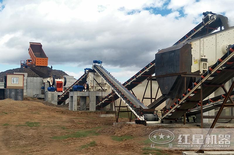 鋼渣破碎生產線現場圖片 鋼渣破碎生產線現場圖片