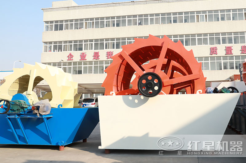輪式洗砂機設備圖片 輪式洗砂機設備圖片