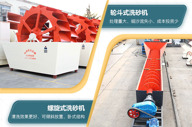 對比分析螺旋與輪斗洗砂機 對比分析螺旋與輪斗洗砂機