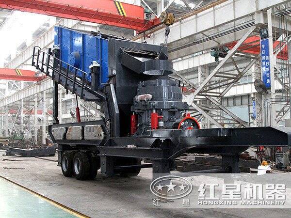 新型輪胎移動(dòng)破碎站 新型輪胎移動(dòng)破碎站