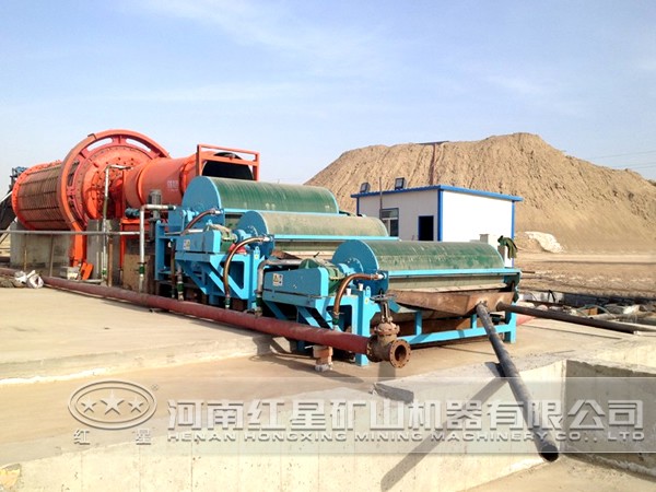 滾筒式尾礦回收磁選機技術(shù) 滾筒式尾礦回收磁選機技術(shù)